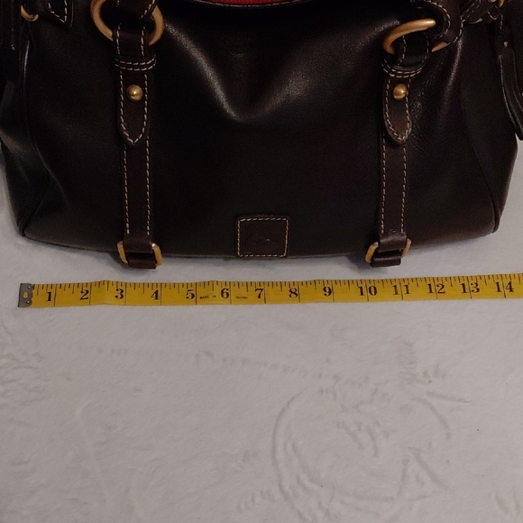 Dooney & Bourke Large Florentine Satchel With Wallet In Brown Tmoro - Picture 3 of 15